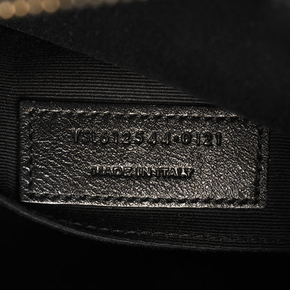 Saint Laurent Calfskin Matelasse Monogram Lou Camera Bag Black 7 of 11