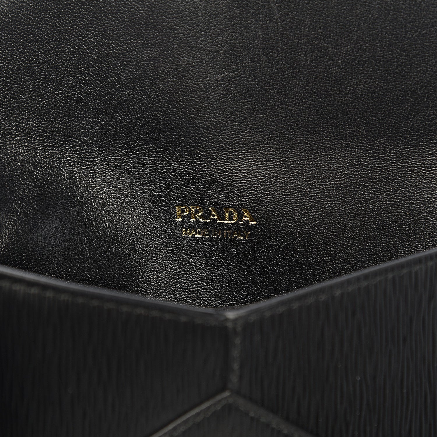 Prada Vitello Move Envelope Wallet Black 6 of 8