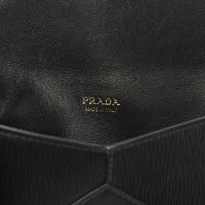 Prada Vitello Move Envelope Wallet Black 6 of 8