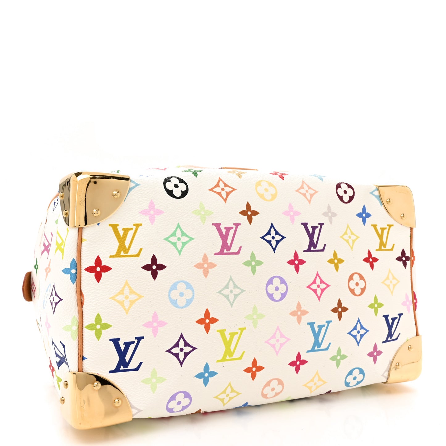 Monogram Multicolor Speedy 30 White