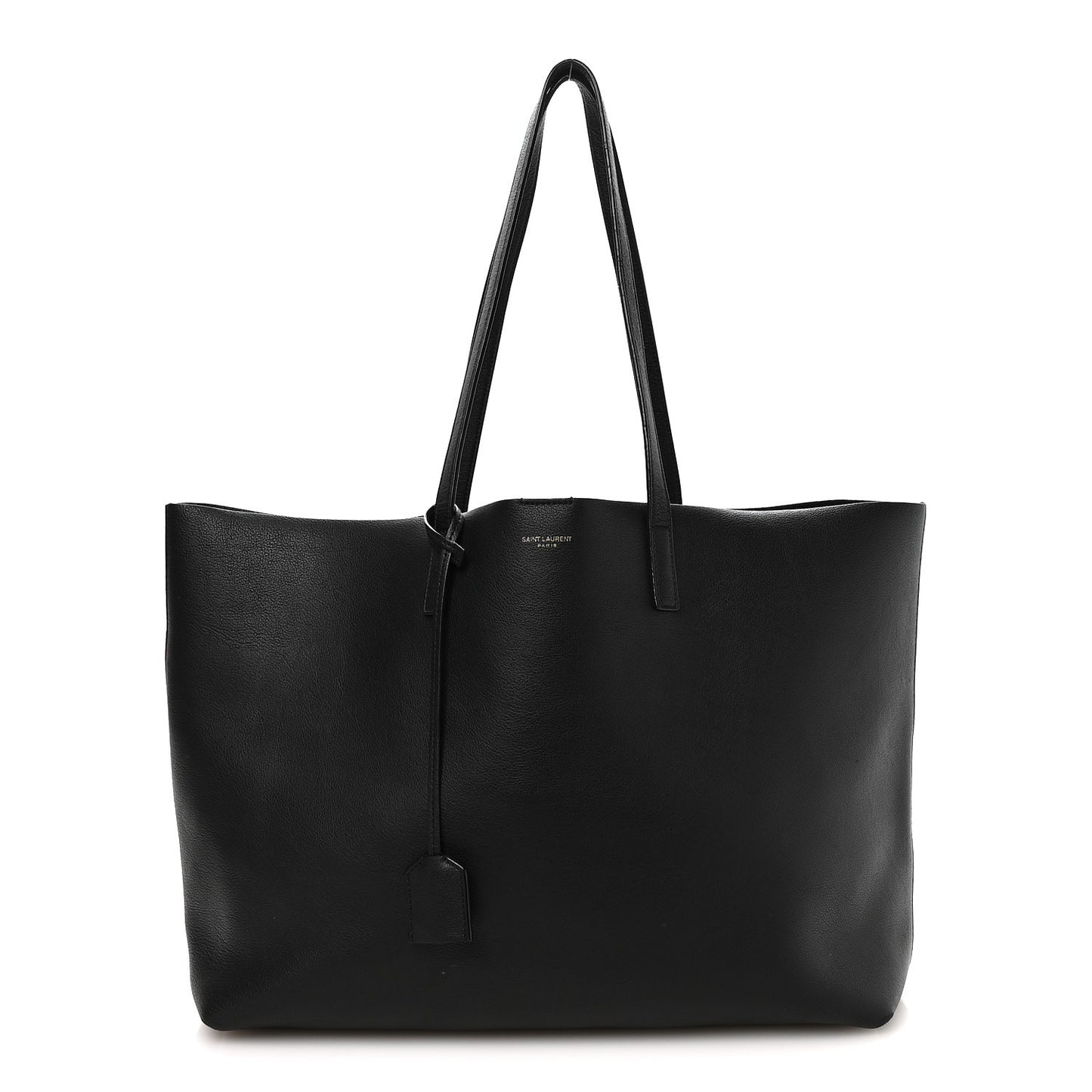 Calfskin Large Shopping Tote Black