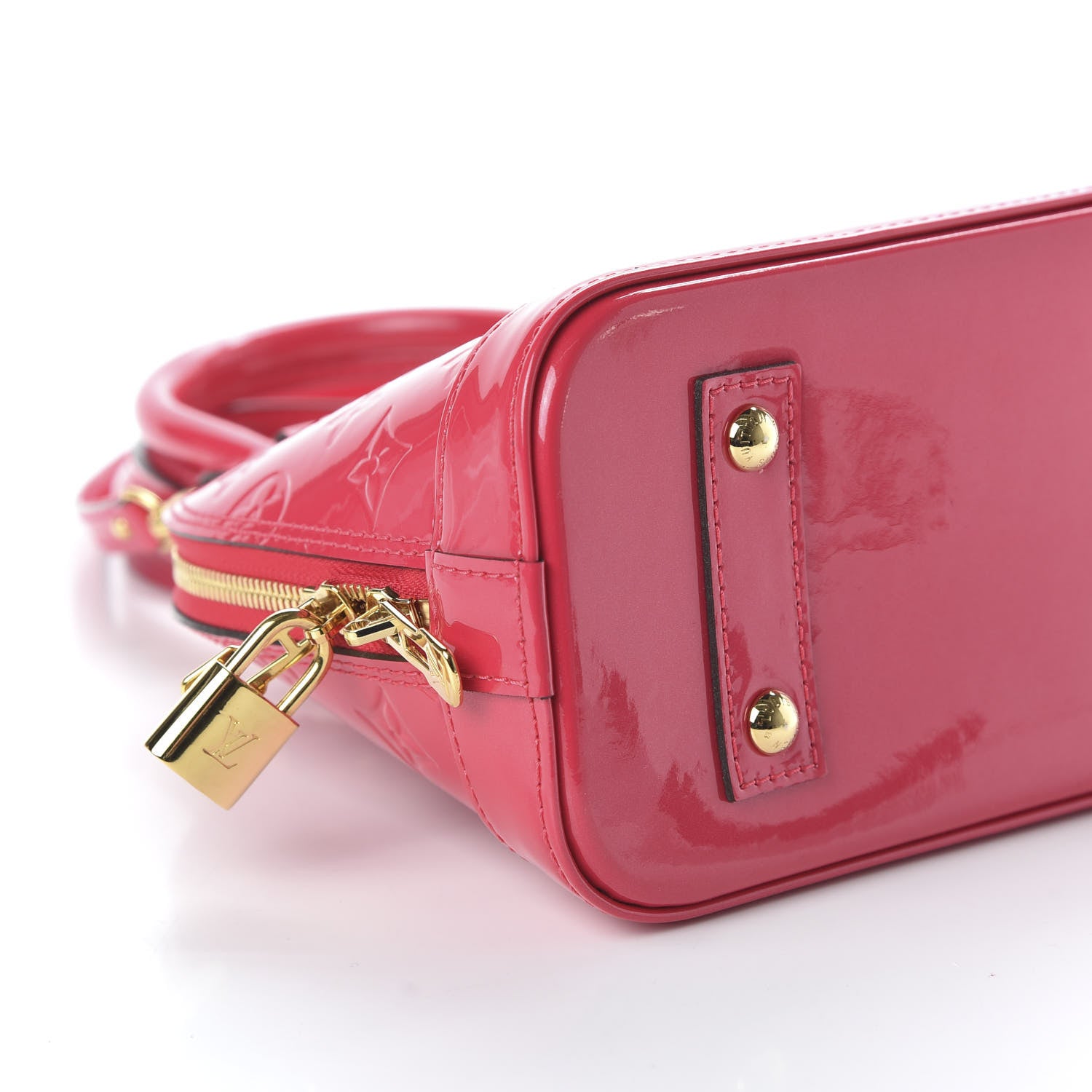 Louis Vuitton Vernis Alma BB Hot Pink 6 of 9