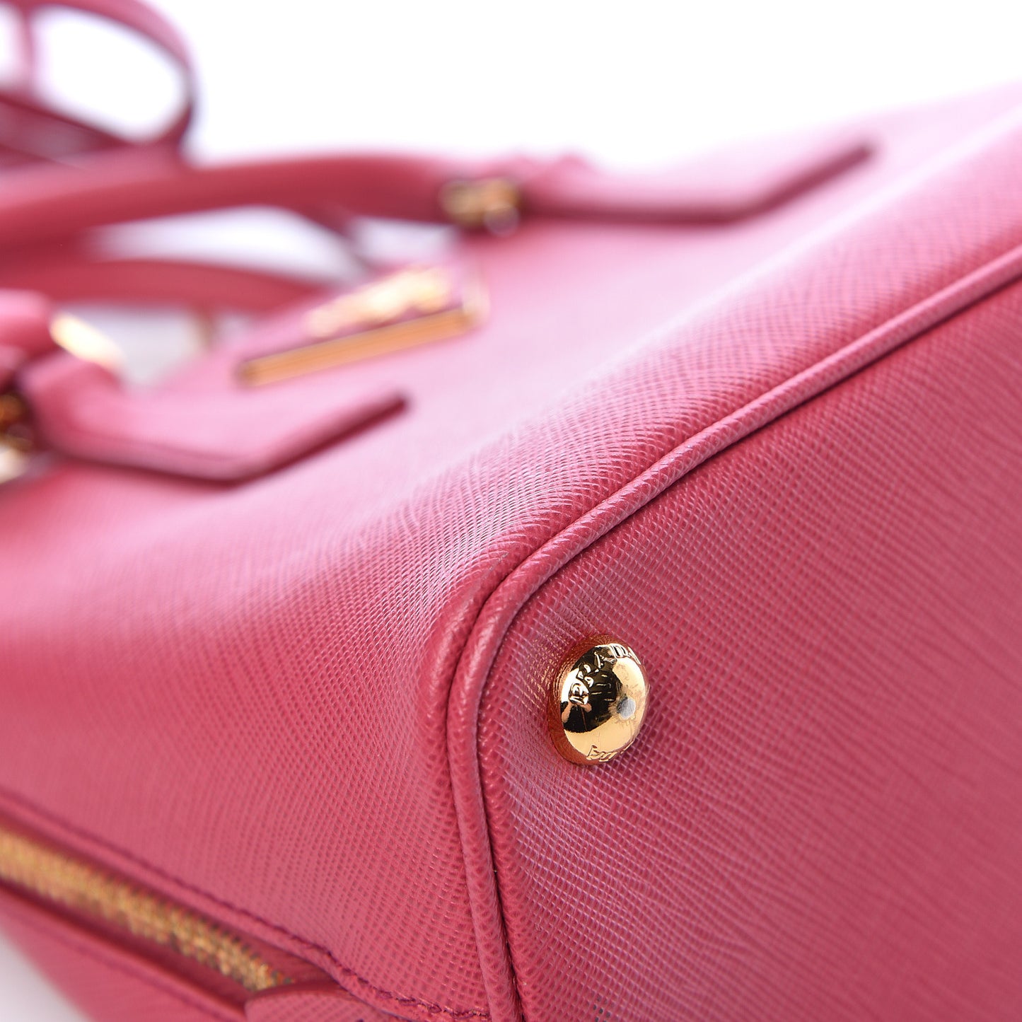 Saffiano Lux Small Promenade Tote Fuxia