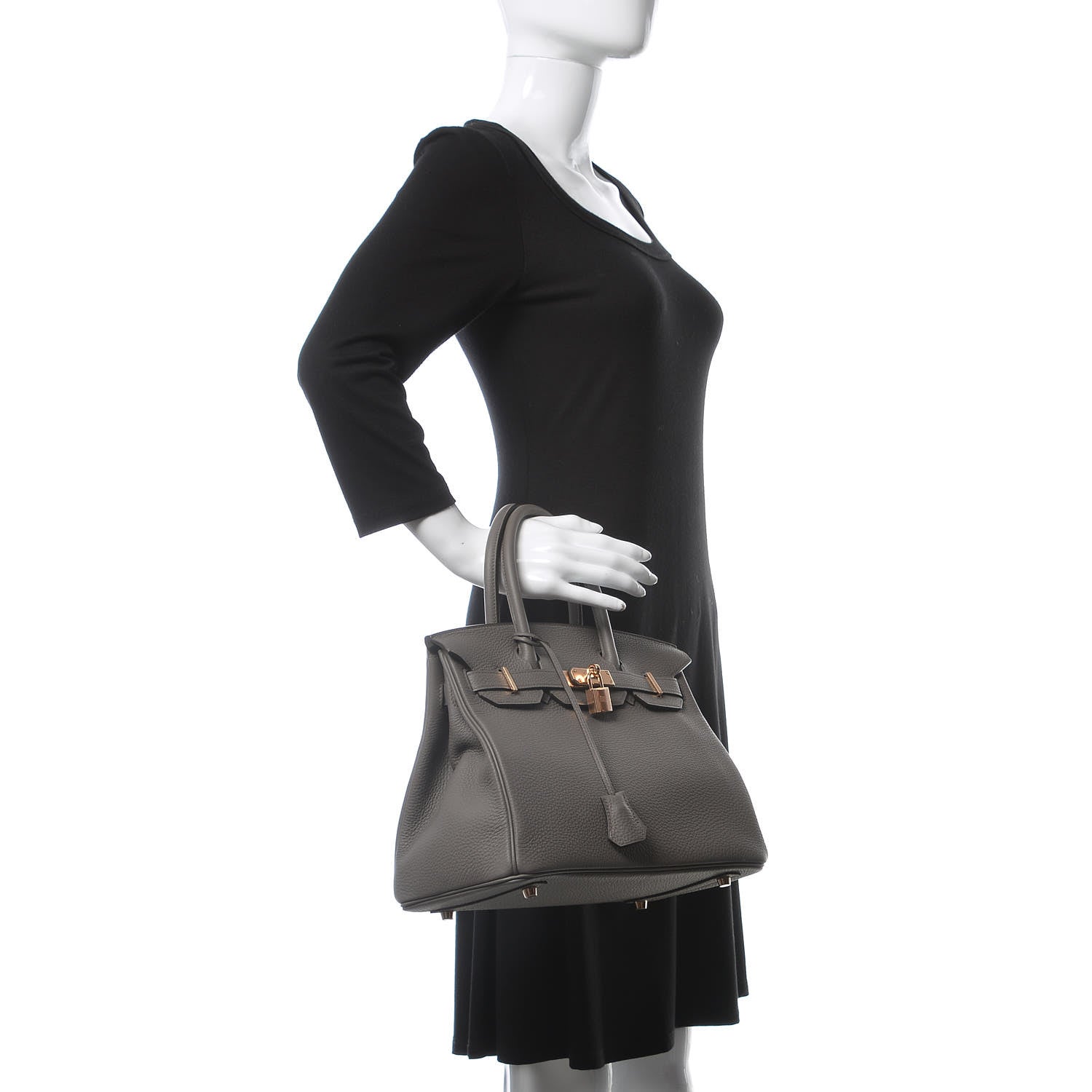 Hermes Togo Birkin 30 Etain 2 of 35