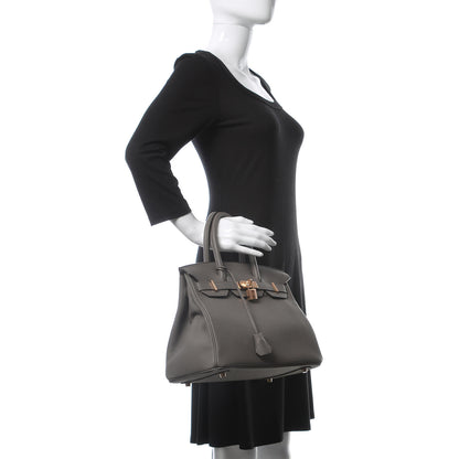 Hermes Togo Birkin 30 Etain 2 of 35