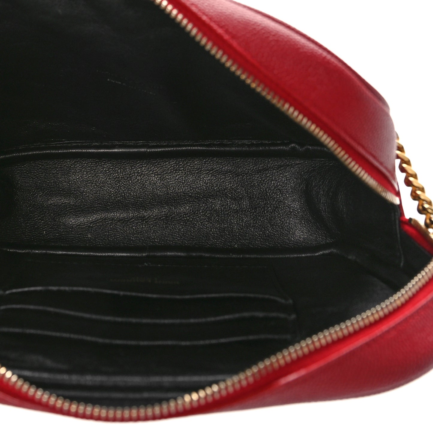 Grain De Poudre Matelasse Monogram Mini Lou Camera Bag Eros Red