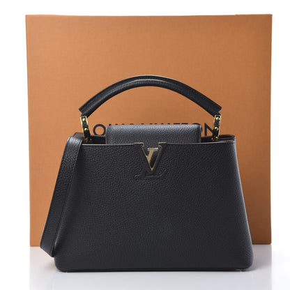 Louis Vuitton Taurillon Capucines BB Black 11 of 11