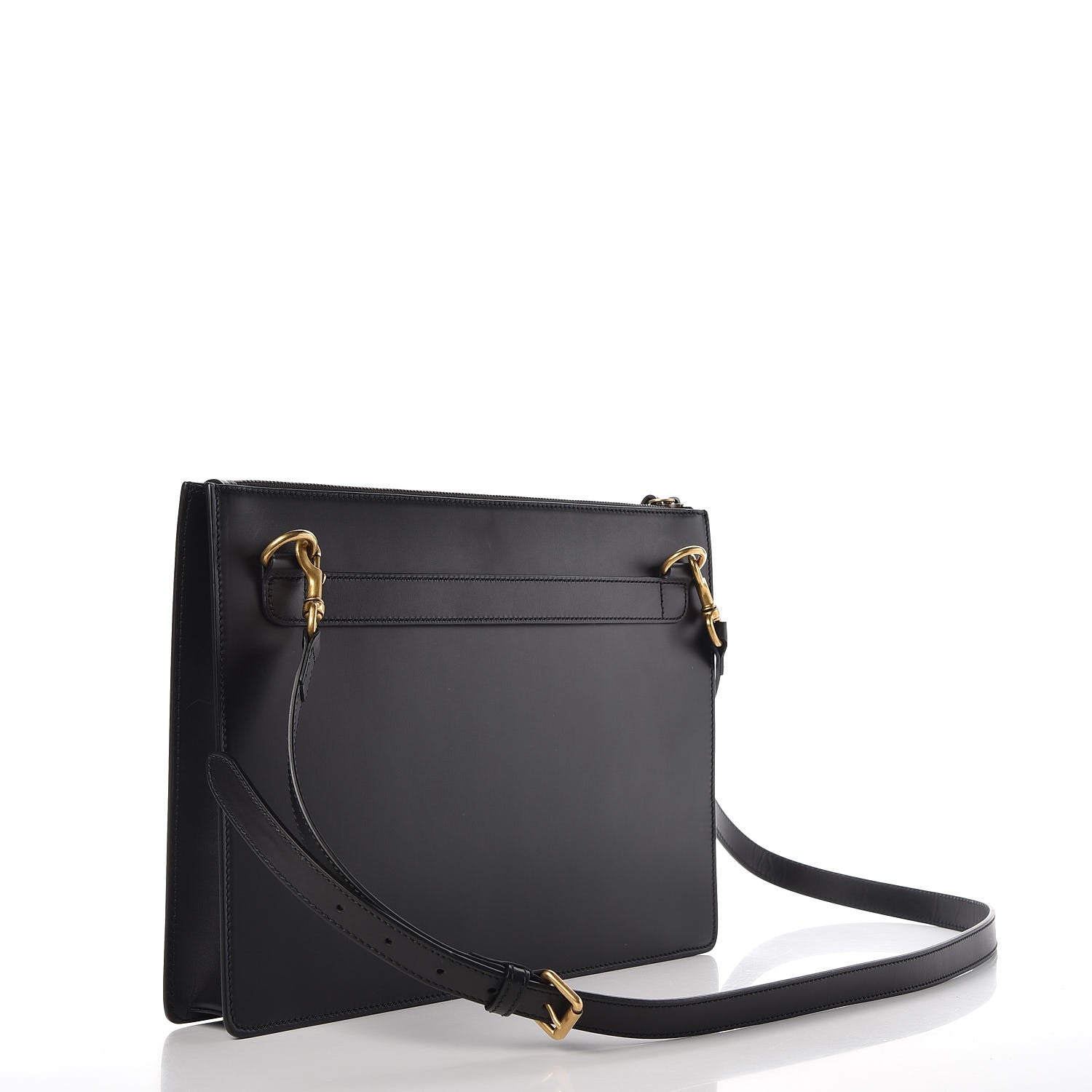 Gucci Calfskin is Life Print Messenger Bag Black 3 of 9