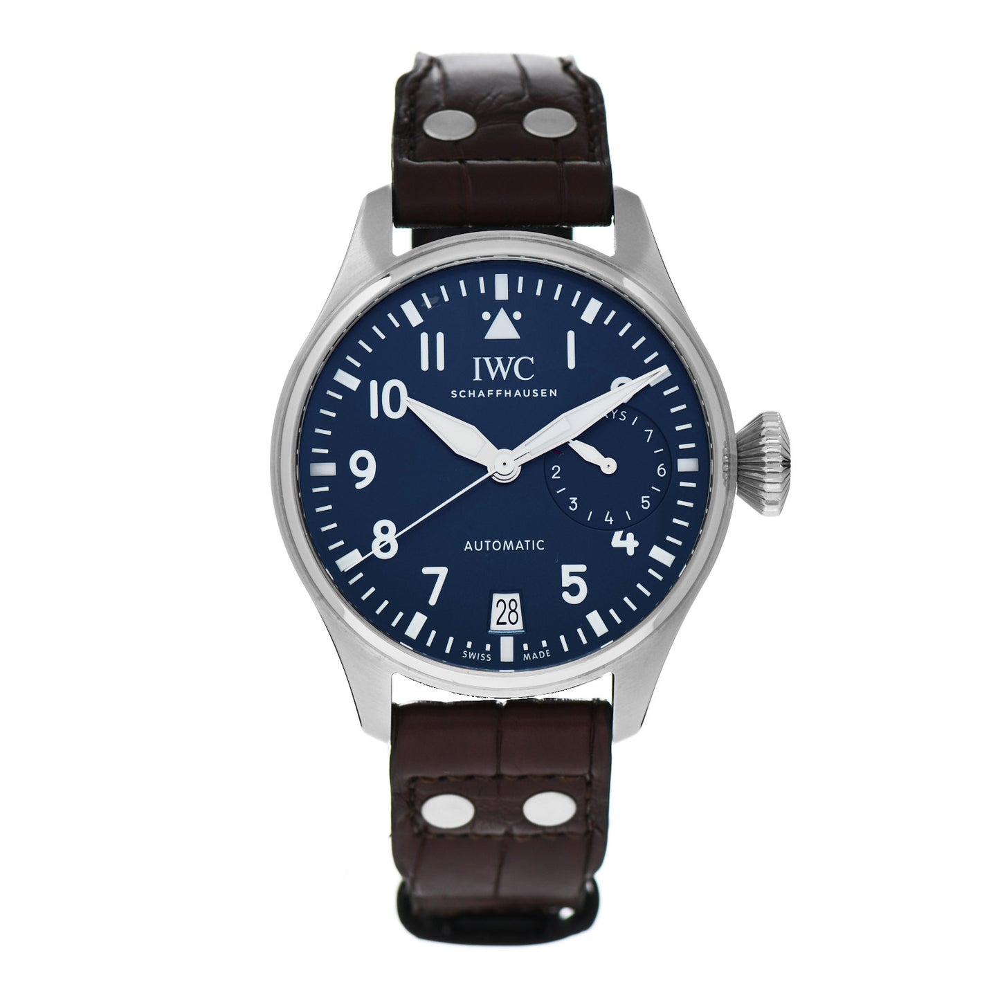 Stainless Steel Calfskin 46mm Big Pilot's “Le Petit Prince” Automatic Watch Blue IW500916