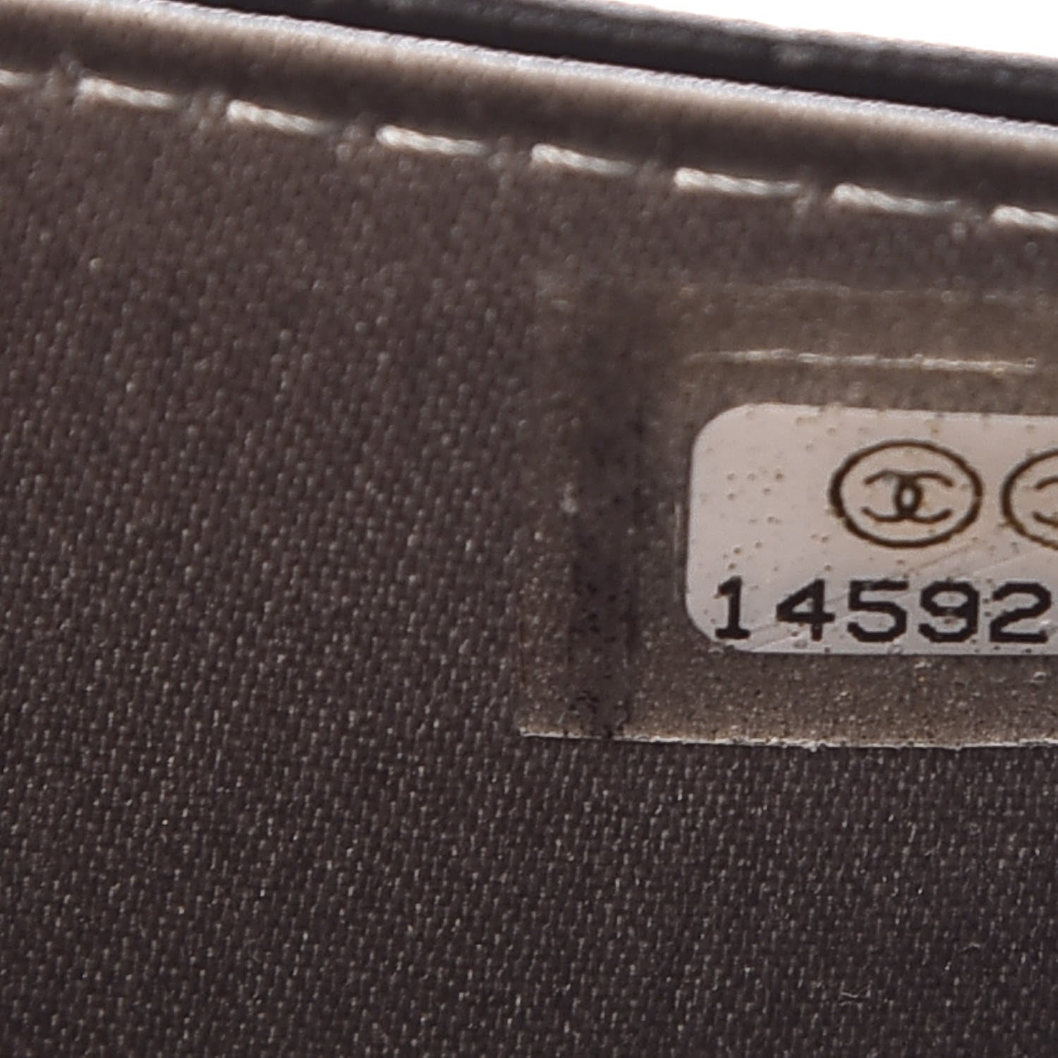 Chanel Lambskin Camellia Embossed Wallet On Chain WOC Black 8 of 11