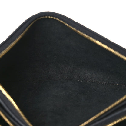 Louis Vuitton Empreinte Double Zip Pochette Black 5 of 11