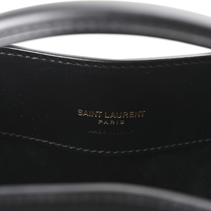 Saint Laurent Shiny Calfskin Le 37 Mini Bucket Bag Black 6 of 9