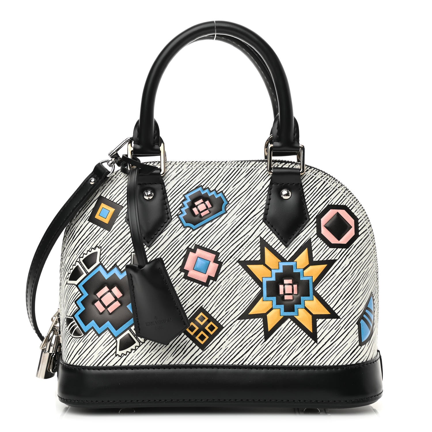 Louis Vuitton Epi Azteque Alma BB White 1 of 10