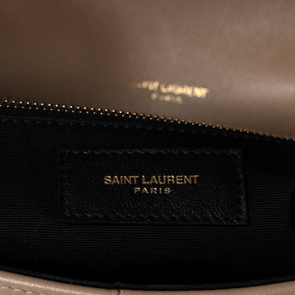 Saint Laurent Lambskin Patchwork Monogram Medium Jamie Beige 6 of 10