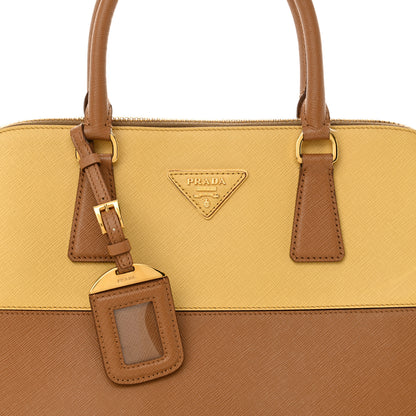 Prada Saffiano Lux Medium Promenade Tote Caramel Ginestra 7 of 14