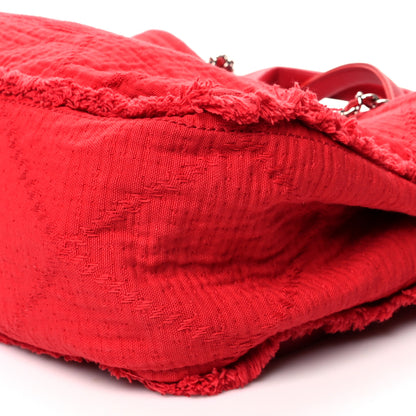 Chanel Canvas Large Double Face Shopping Tote Red 10 of 10