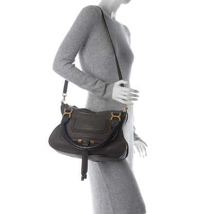 Chloe Calfskin Small Marcie Satchel Ash 2 of 9
