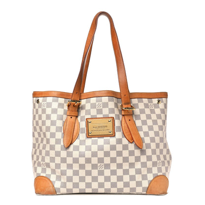 Louis Vuitton Damier Azur Hampstead MM 1 of 27