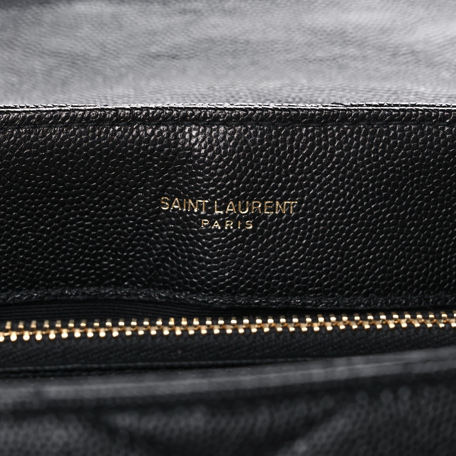 Saint Laurent Grain de Poudre Calfskin Y Quilted Monogram Small Loulou Chain Satchel Black 6 of 12