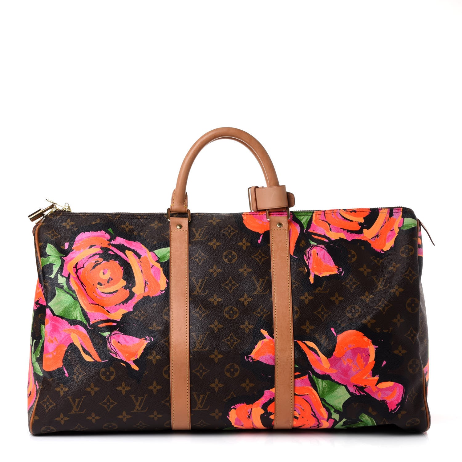 Louis Vuitton Monogram Roses Keepall 50 1 of 4