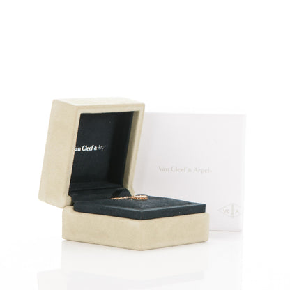 Van Cleef & Arpels 18K Yellow Gold Mother of Pearl Sweet Alhambra Pendant Necklace 6 of 6