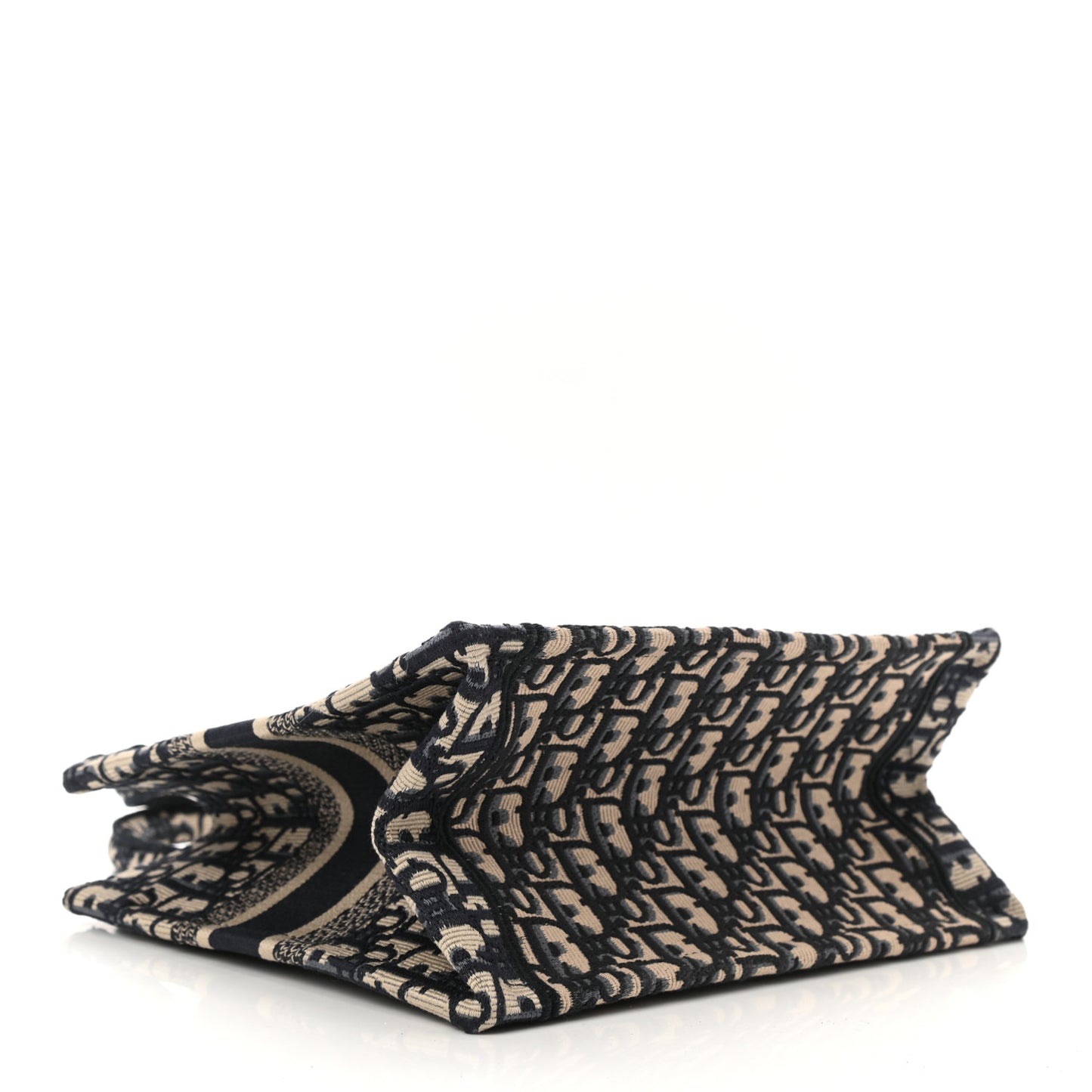 Oblique Small Book Tote Blue Multicolor
