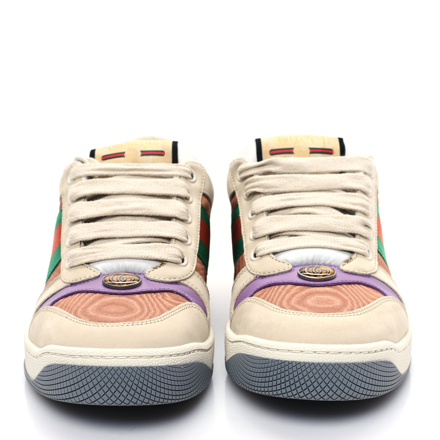Moire Fabric Nubuck Web Womens Screener Sneakers 37 Cinnamon Dusty Milk New Lavender