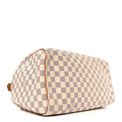 Louis Vuitton Damier Azur Speedy 35 4 of 10