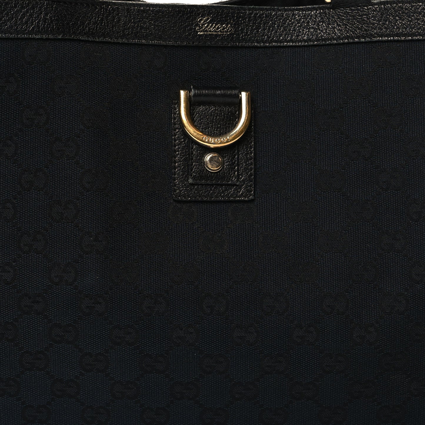 Nylon Monogram Large Abbey Tote Black