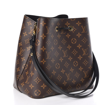 Louis Vuitton Monogram Neonoe MM Black 3 of 10