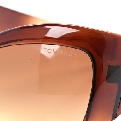 Tom Ford Daphne Oversized Sunglasses FT0219 Gold Translucent 7 of 8