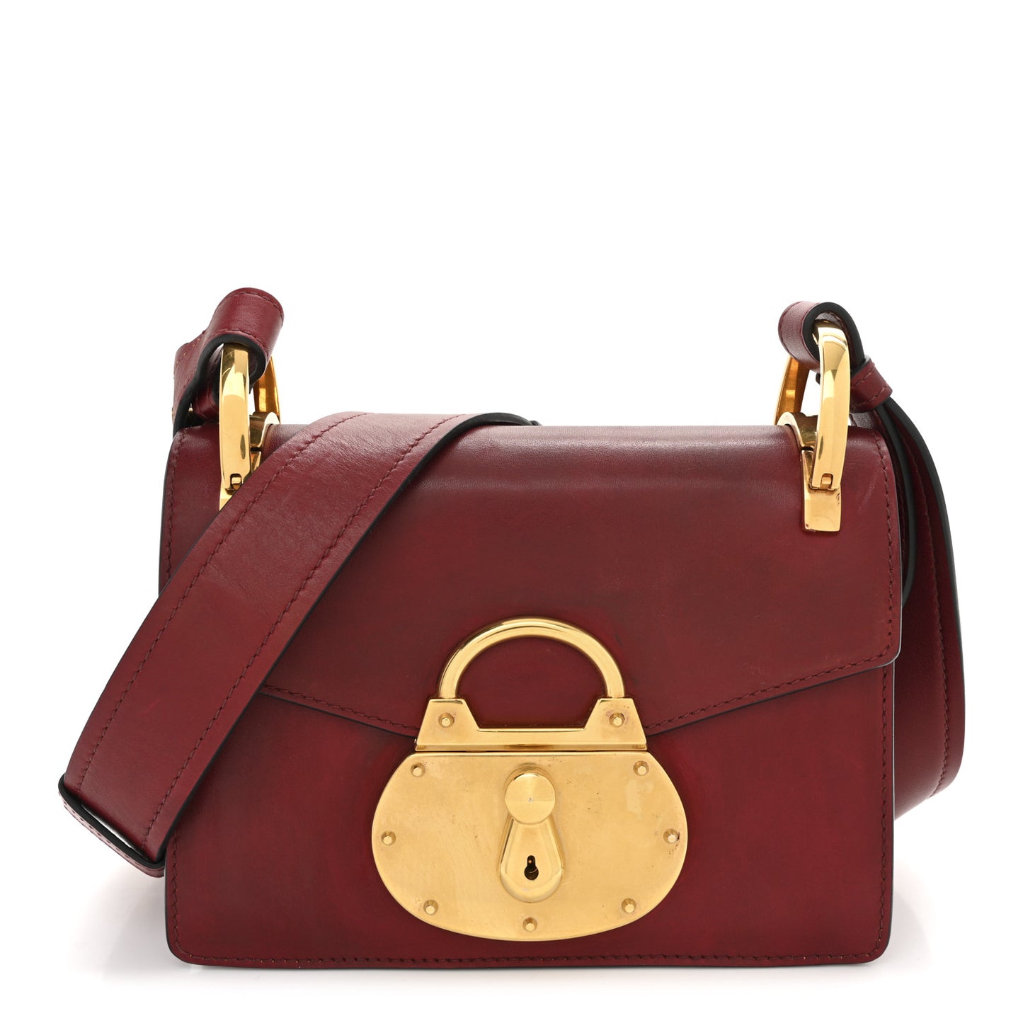 Antic Soft Padlock Shoulder Bag Granato