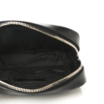 Saint Laurent Lambskin Y Quilted Monogram Loulou Cosmetic Case Black 5 of 9