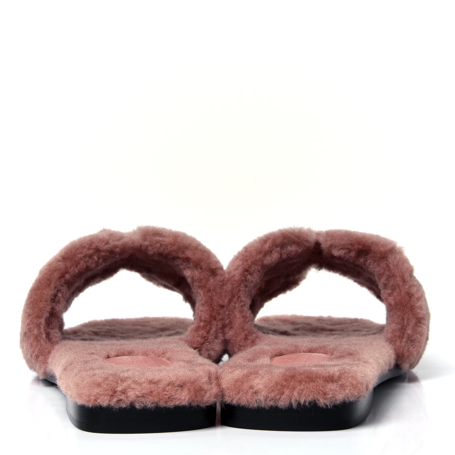 Hermes Woolskin Oran Sandals 36 Rose Aube 4 of 6