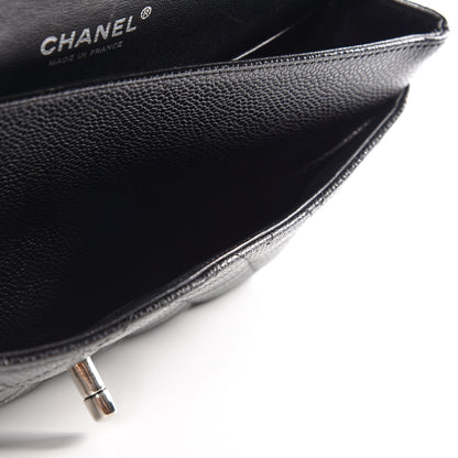 Chanel Caviar Quilted Medium Double Flap Black 6 of 12