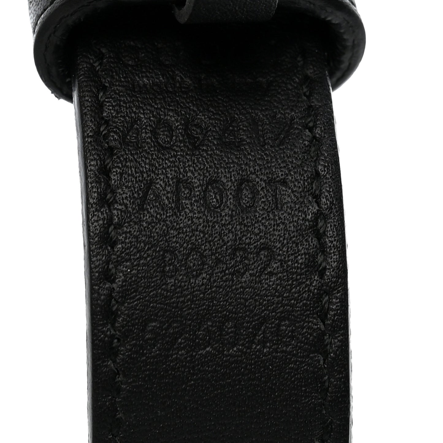 Calfskin Double G 20mm Belt 80 32 Black
