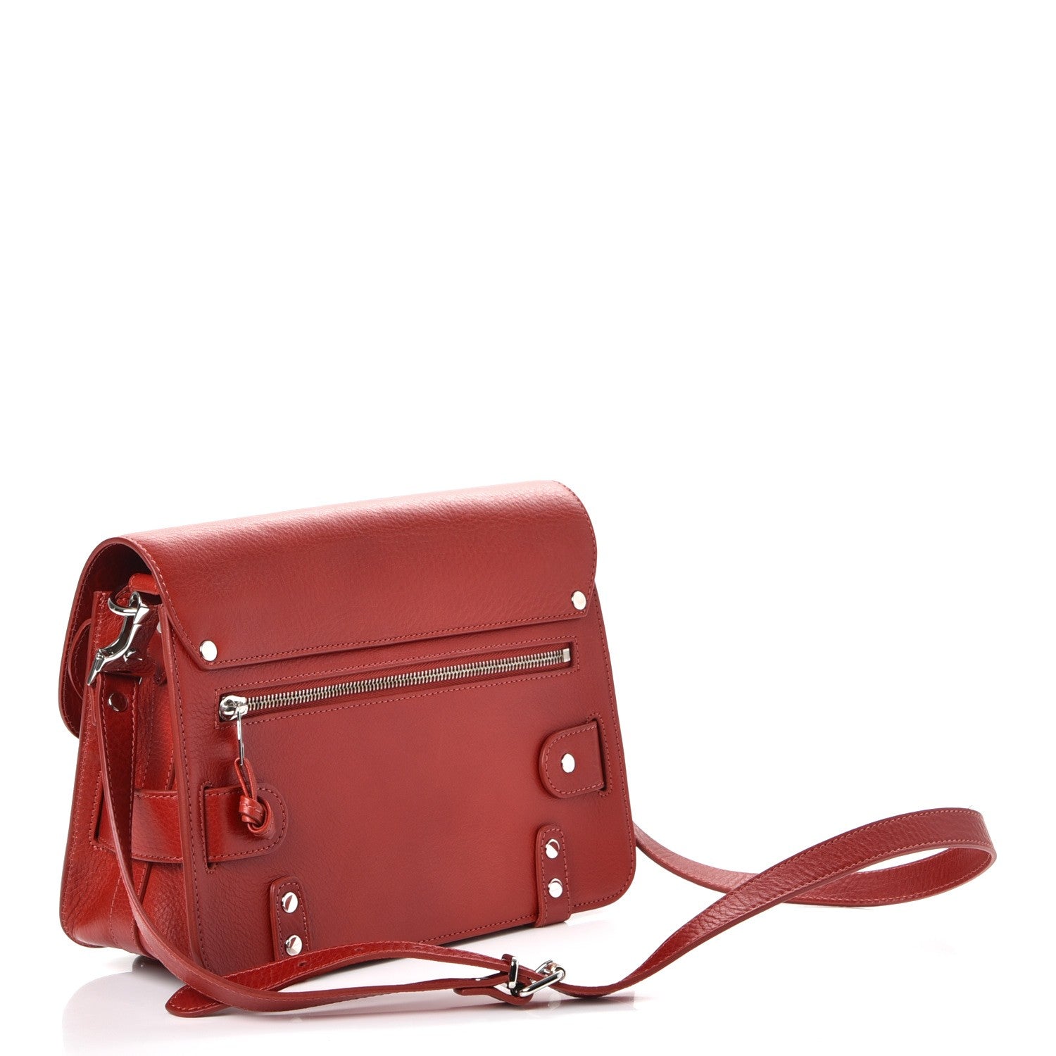 Proenza Schouler Calfskin PS11 Classic Shoulder Bag Red 3 of 9