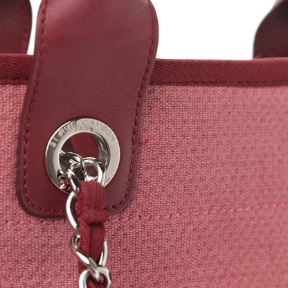 Chanel Canvas Medium Deauville Tote Red 12 of 12