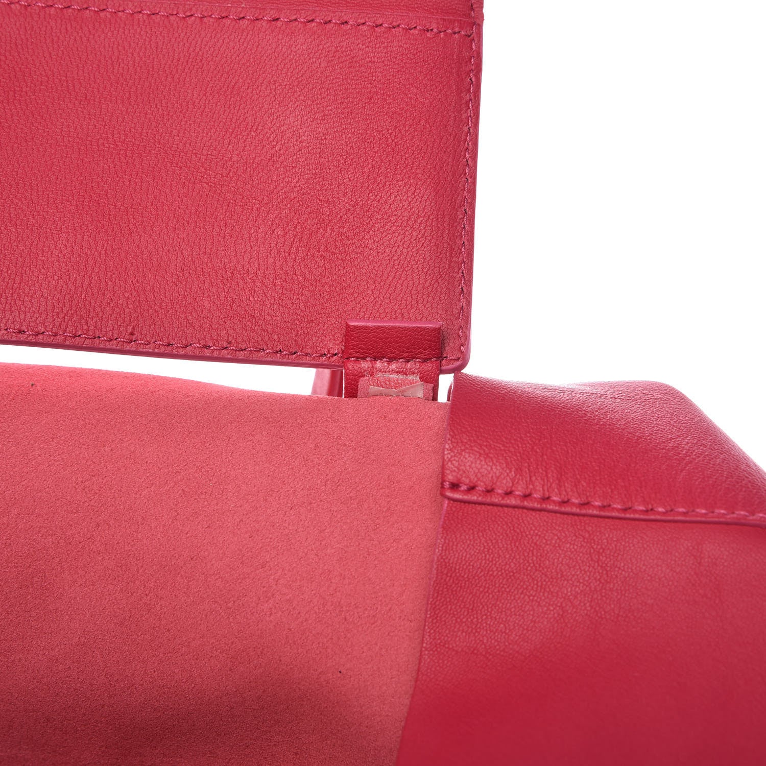 Celine Lambskin Horizontal Cabas Fuchsia 8 of 13
