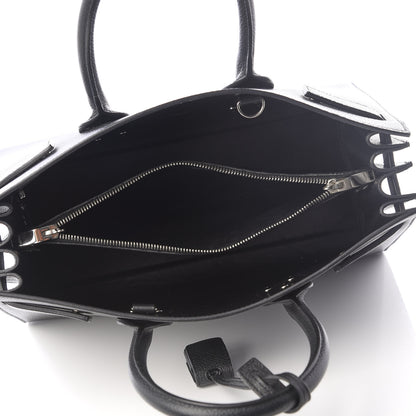 Saint Laurent Grained Calfskin Small Sac De Jour Black 4 of 11