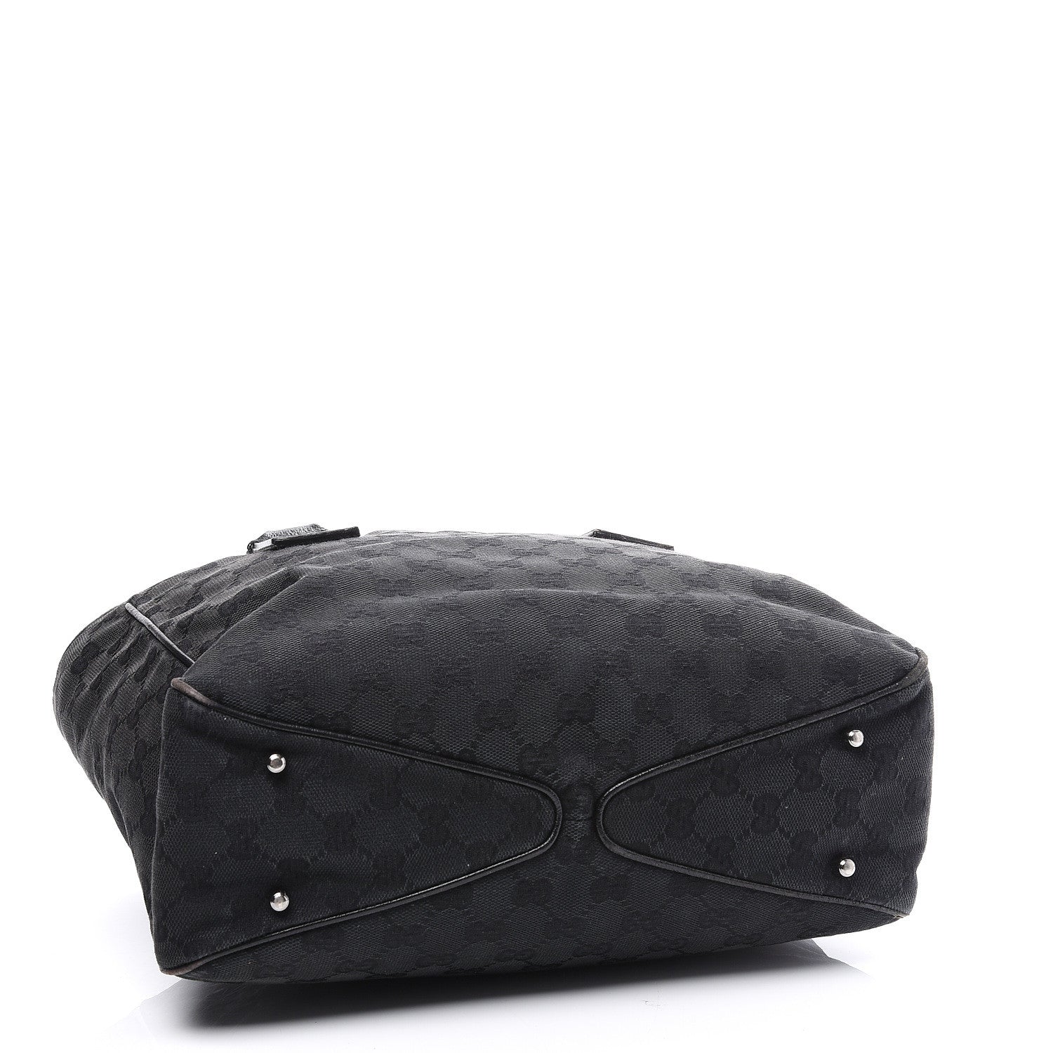 Gucci Monogram Medium Tote Black 3 of 10