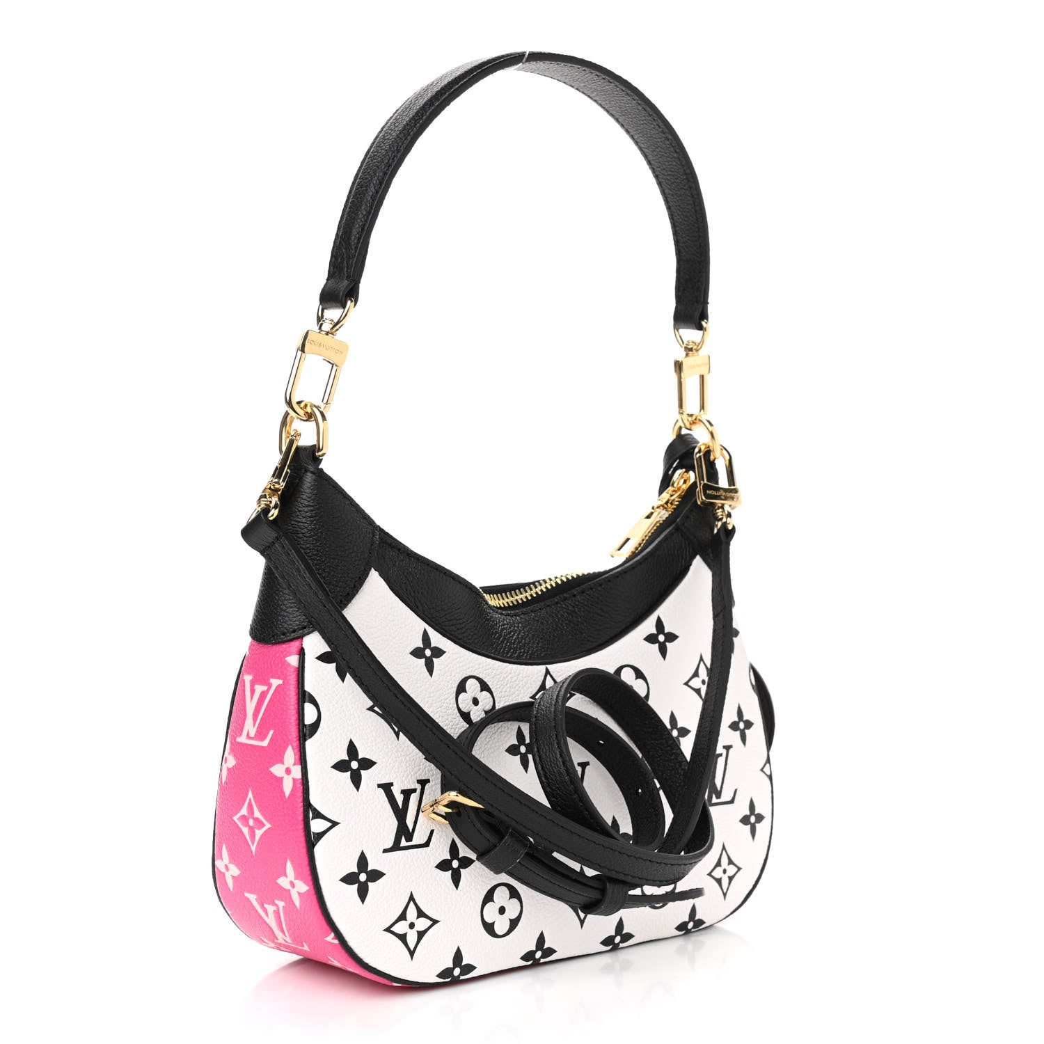 Louis Vuitton Empreinte Monogram Spring in the City Bagatelle NM Black White Pink 3 of 11
