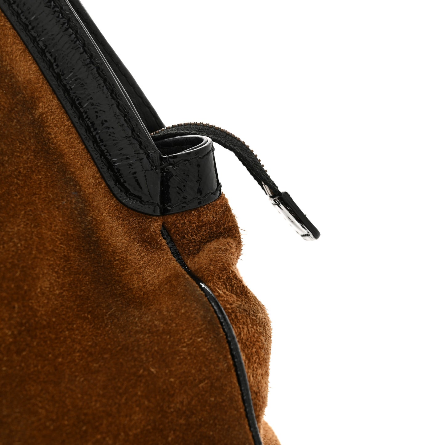 Suede Ophidia Medium Re(Belle) Top Handle Bag Nocciola Black