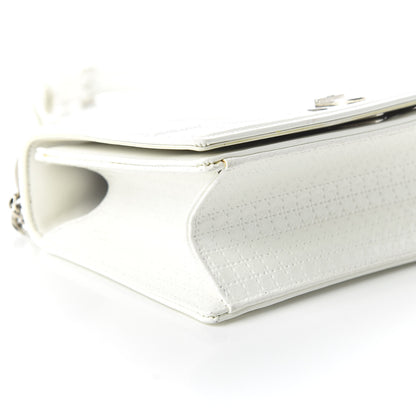 Christian Dior Patent Micro-Cannage Small Diorama Flap Bag White 6 of 9