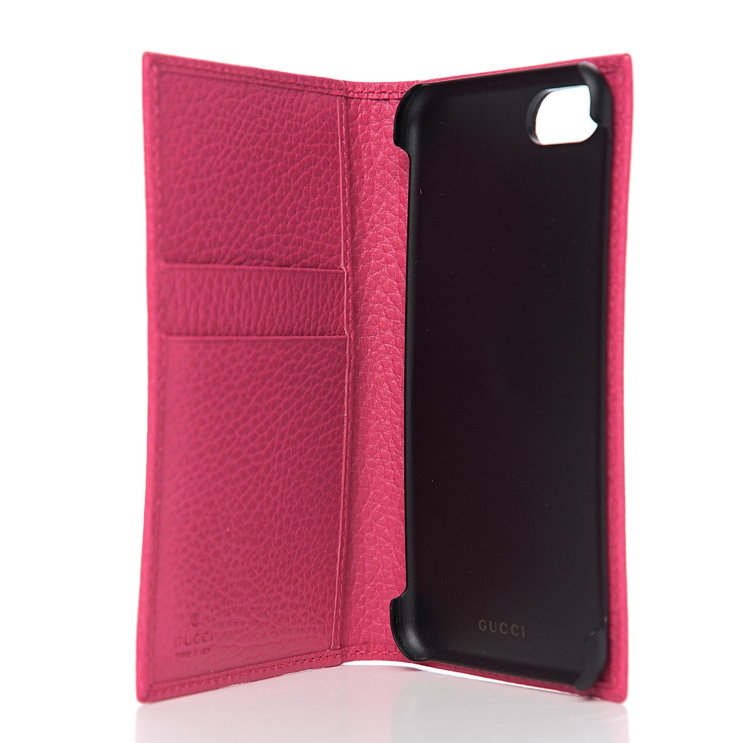 Gucci Pebbled Calfskin GG Marmont iPhone 7/8 Case Pink 4 of 6