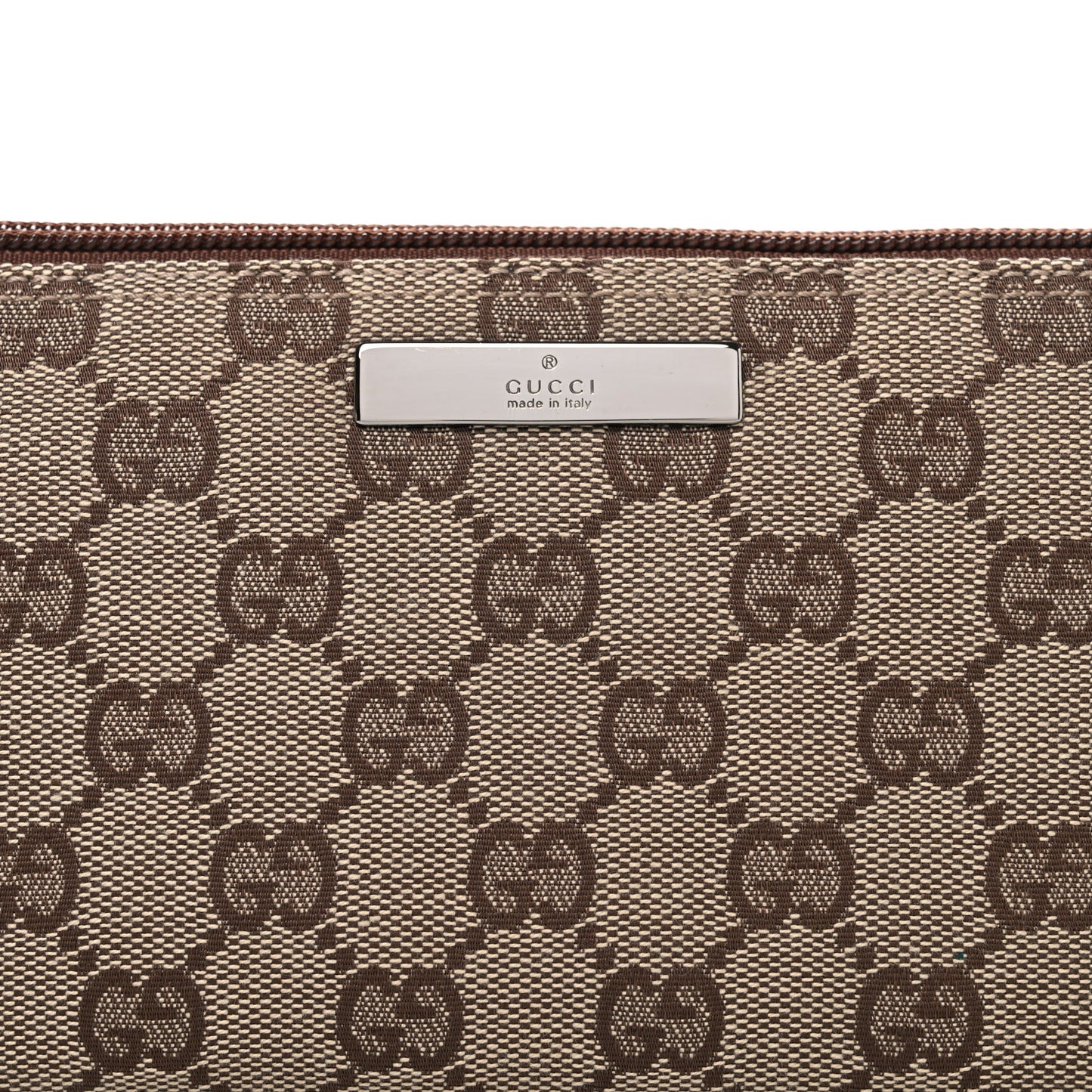 Monogram Boat Pochette Brown Brown