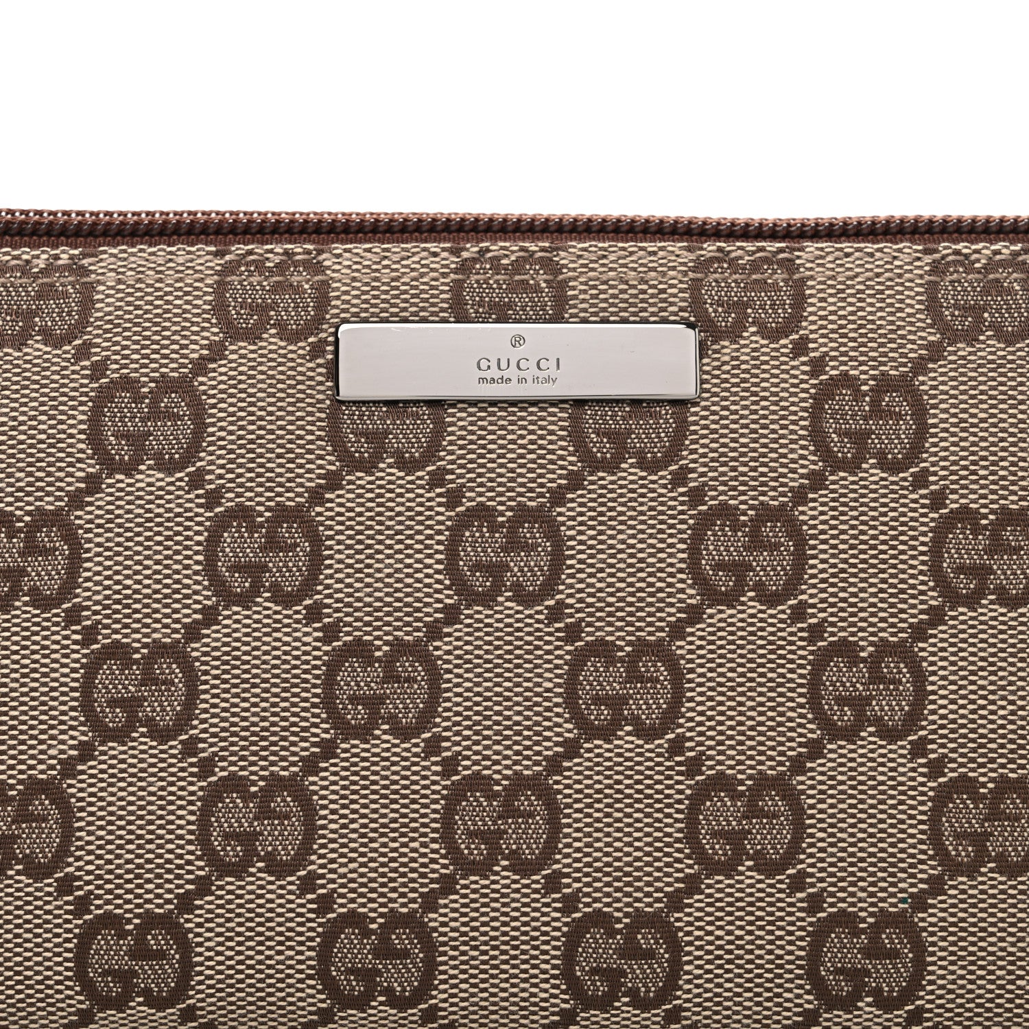 Gucci Monogram Boat Pochette Brown Brown 8 of 10