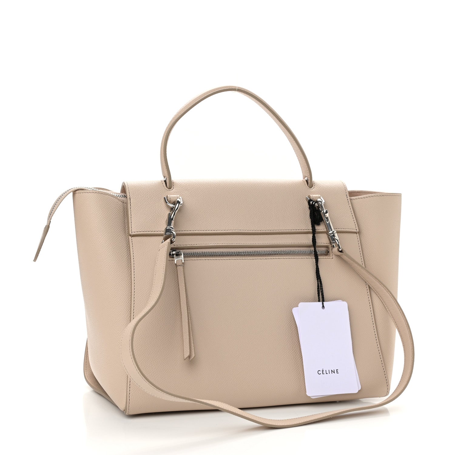 Celine Grained Calfskin Mini Belt Bag Light Taupe 3 of 10