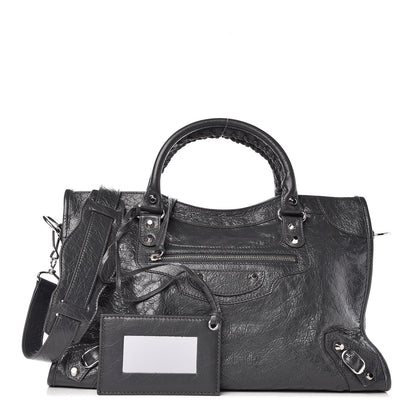 Balenciaga Agneau Classic Silver Hardware City Gris Fossile Anthracite 1 of 12