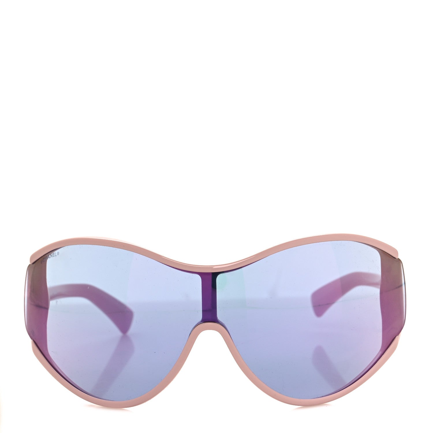 Chanel Acetate Mirror Shield Sunglasses 71475 Pink 2 of 7